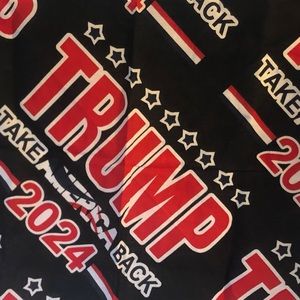 Take America Back Trump 2024 Red White and Blue Bandana